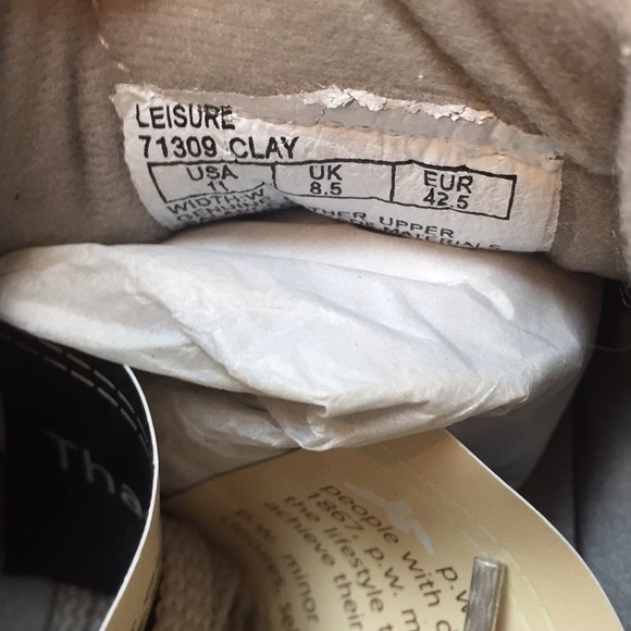 P. W. Minor clay color therapeutic shoes. NWT. - Picture 9 of 9